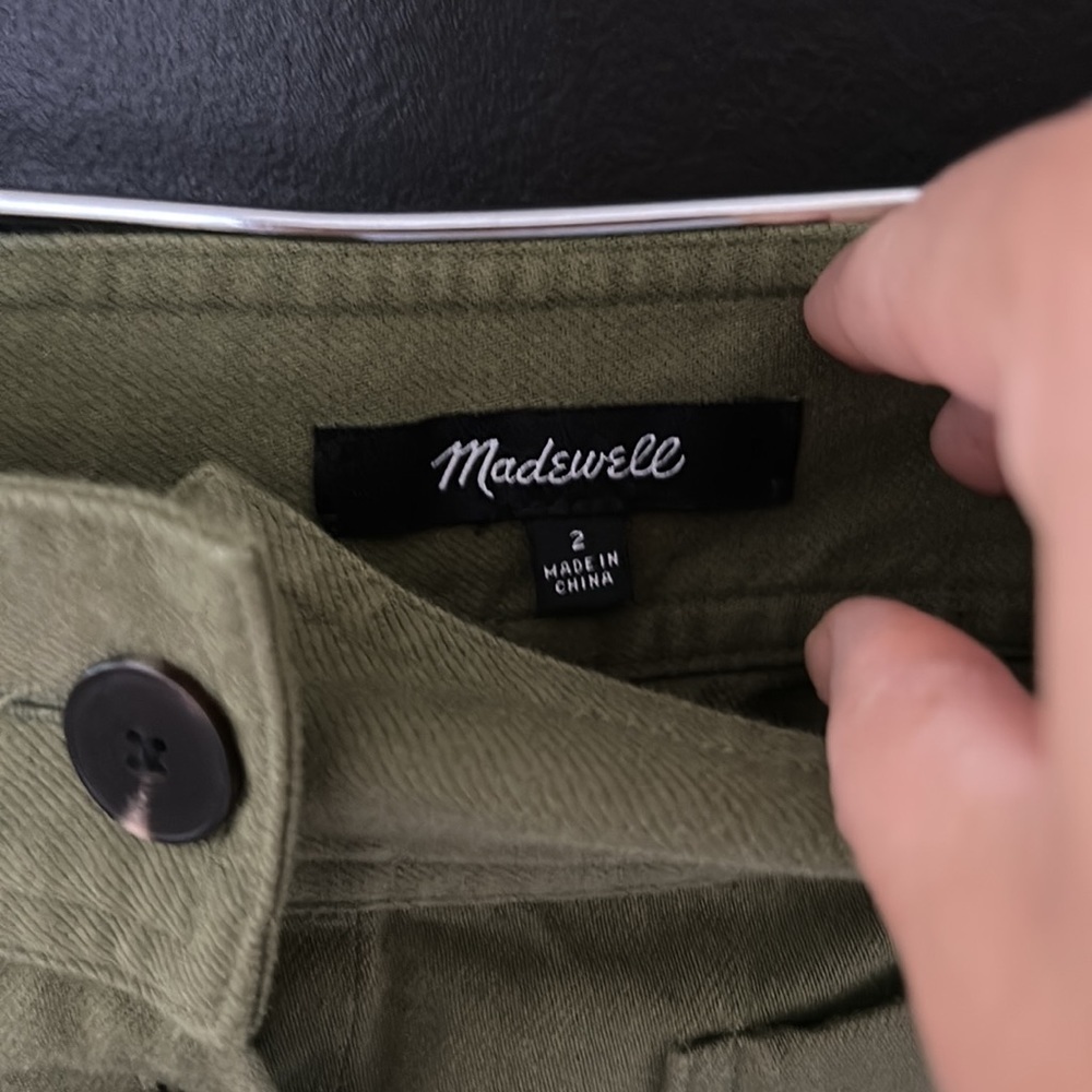 Madewell Station A line Mini Skirt. Size 2 - Picture 5 of 6